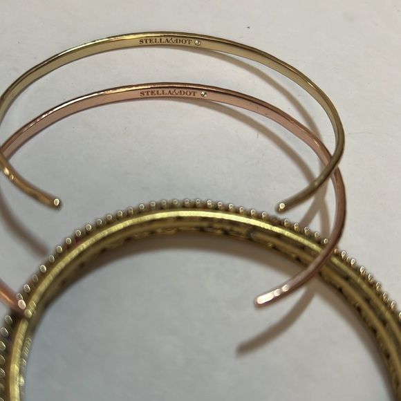 Stella & Dot Wandered Cuff Bracelets - Picture 2 of 12